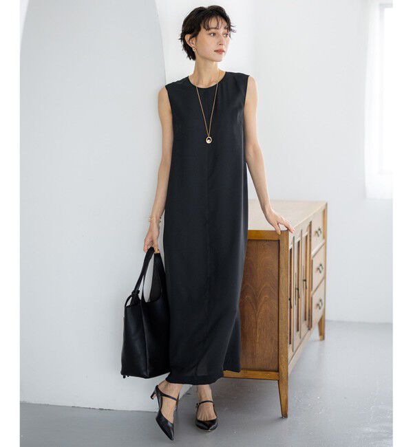 23区「【一部店舗限定/UVカット/洗える】ライトウェイトツイル ケープ付き ワンピース」|ワンピース|