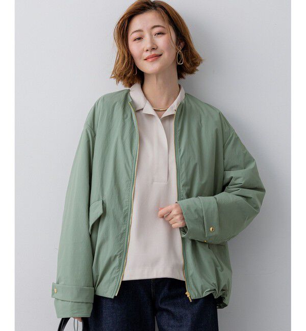 23区「ライトパディング ノーカラー アウター」|ダウン|ﾓｽｸﾞﾘｰ