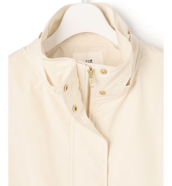 23区「マットエアリータフタ 2WAY ブルゾン」|ブルゾン・スタジャン|