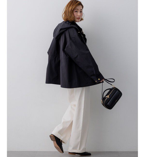 23区「マットエアリータフタ 2WAY ブルゾン」|ブルゾン・スタジャン|