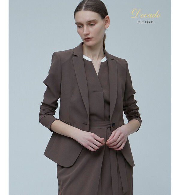BEIGE,「【洗える】CINDY / テーラードジャケット」|テーラードジャケット|Mocha