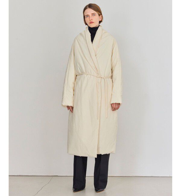 BEIGE,「【洗える】PINS / 中綿ロングコート」|ダウン|