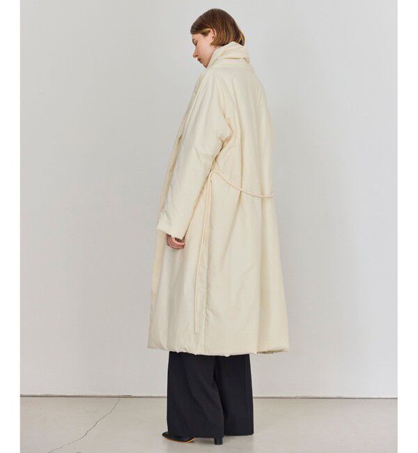 BEIGE,「【洗える】PINS / 中綿ロングコート」|ダウン|