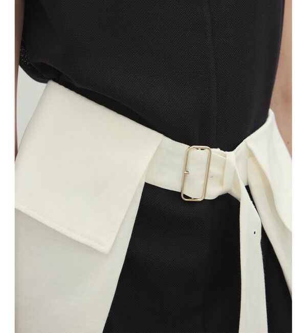 BEIGE,「【洗える】BERNARD / リネンワイドポケット付きラップベルト」|ベルト|