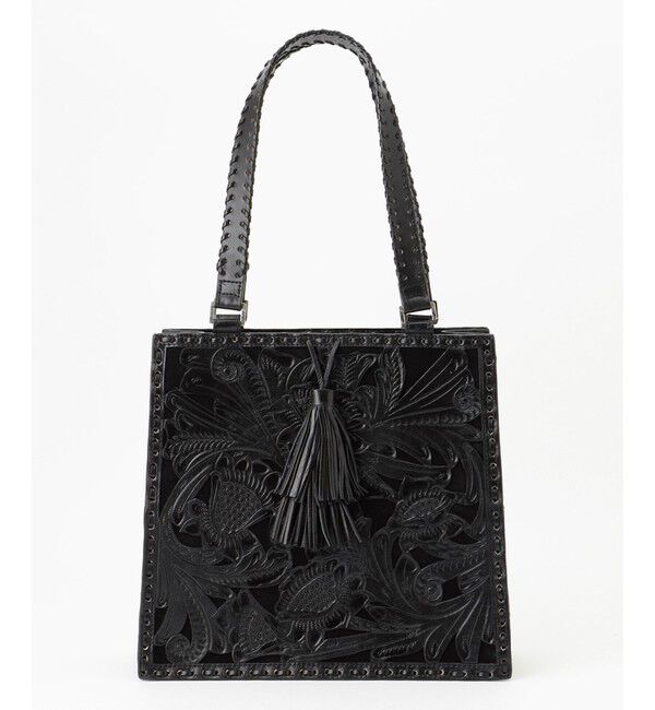 Carving Tribes「Cutwork toteBAG」|トートバッグ|ブラック