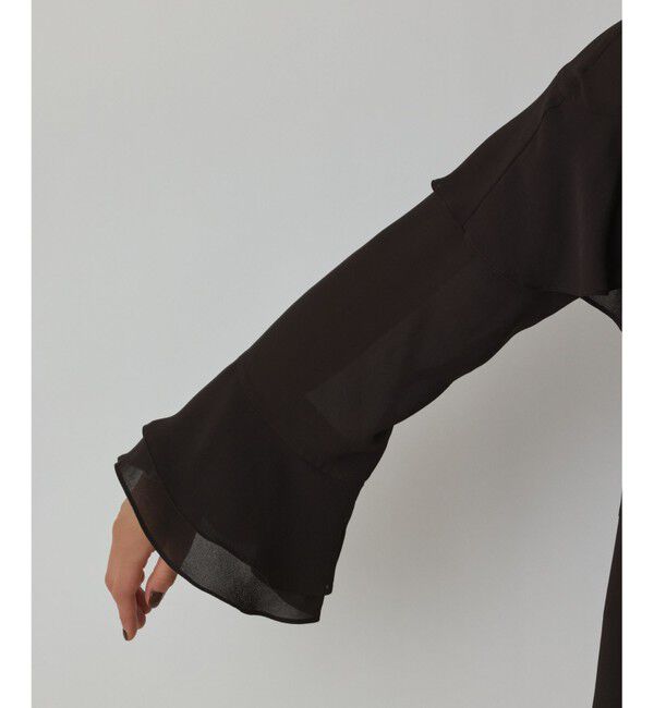 GRACE CONTINENTAL「シフォンフリルブラウス」|シャツ・ブラウス|