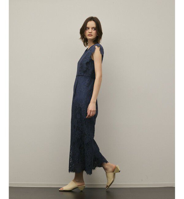 GRACE CONTINENTAL「【スタイリスト木津明子さんインスタライブ紹介】コードレースサロペット」|オールインワン|