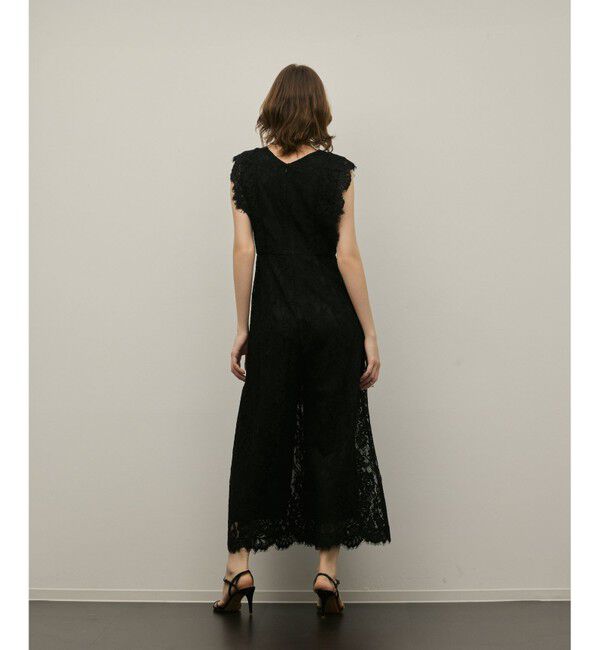 GRACE CONTINENTAL「【スタイリスト木津明子さんインスタライブ紹介】コードレースサロペット」|オールインワン|