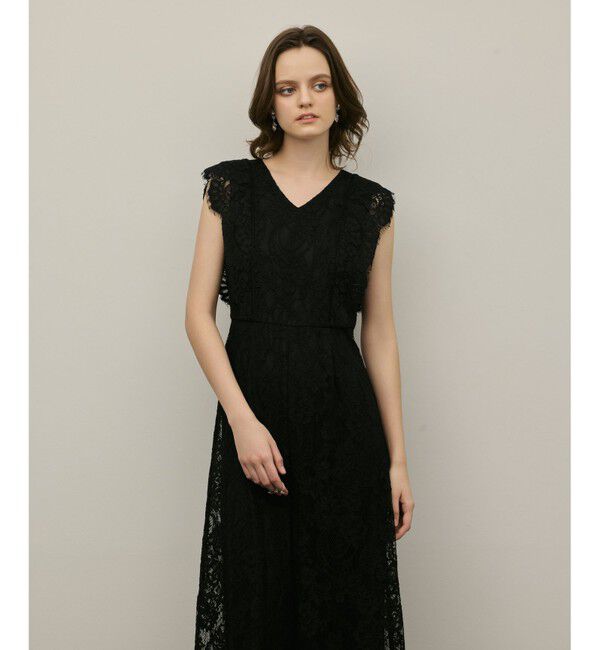 GRACE CONTINENTAL「【スタイリスト木津明子さんインスタライブ紹介】コードレースサロペット」|オールインワン|