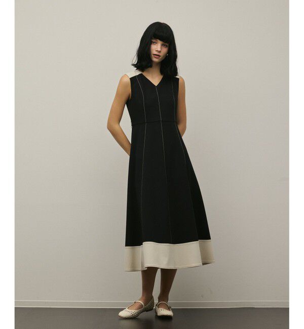 Diagram「【スタイリスト木津明子さんインスタライブ紹介】ジャージワンピース」|ワンピース|ブラック