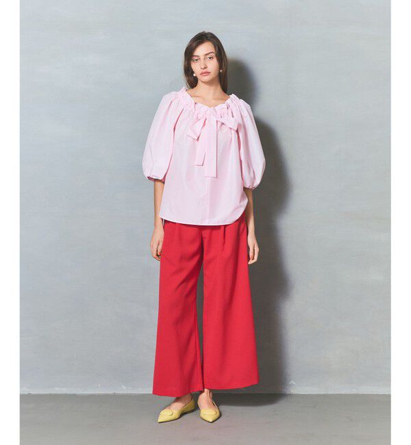 Grace Class「リネンタッチタックパンツ」|その他|