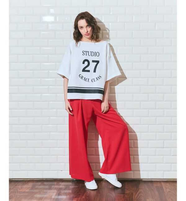 Grace Class「リネンタッチタックパンツ」|その他|