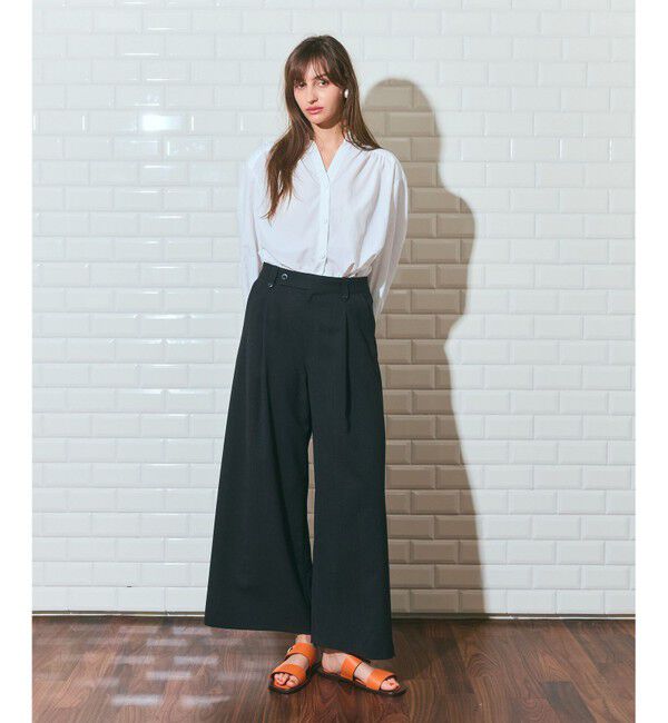 Grace Class「リネンタッチタックパンツ」|その他|