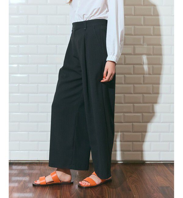 Grace Class「リネンタッチタックパンツ」|その他|