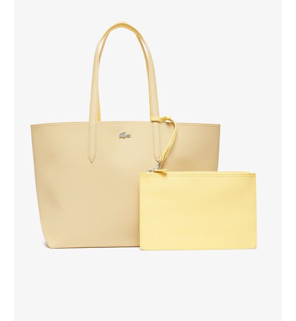 LACOSTE「ANNA 2WAY リバーシブル トートバッグ」|トートバッグ|ライトベージュ