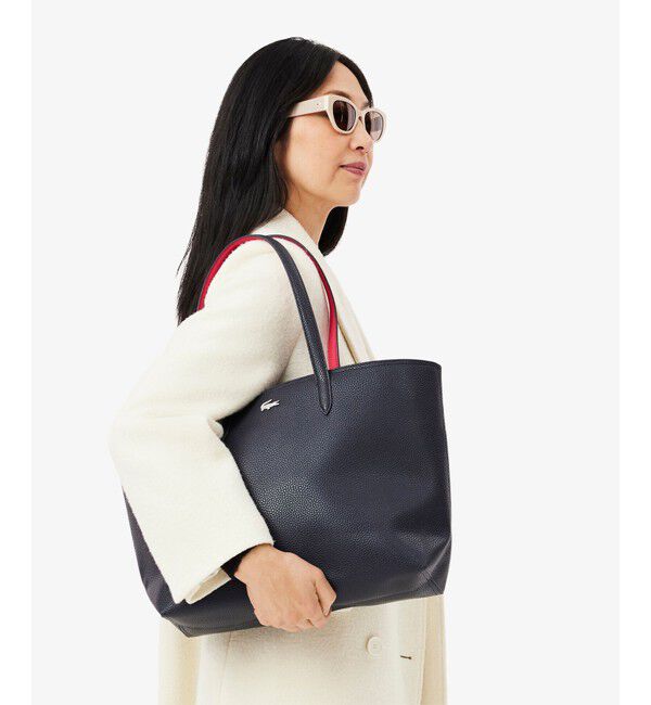 LACOSTE「アンナ ジップトートバッグ」|トートバッグ|