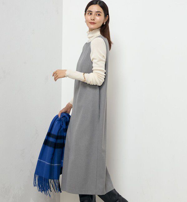 NOLLEY'S「《セットアップ対応》ウォッシャブル両面起毛2WAYワンピース」|ワンピース|