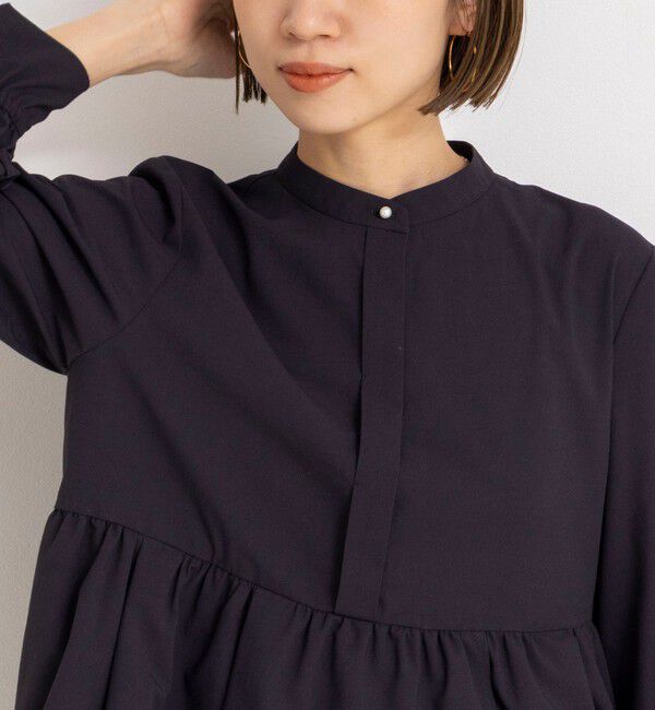 NOLLEY'S「ウォッシャブルイレギュラーヘムブラウス」|シャツ・ブラウス|