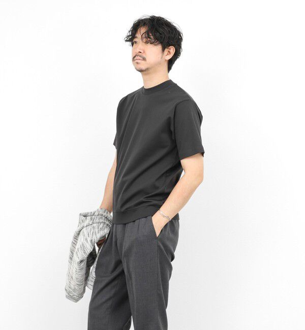 NOLLEY'S goodman「《ビジカジ対応》シルケットスムース クルーネックドレスTシャツ 26SS」|Tシャツ・カットソー|