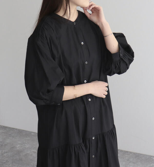 fredy emue「【fredyemueフレディエミュ】コードボリュームシャツワンピース」|ワンピース|
