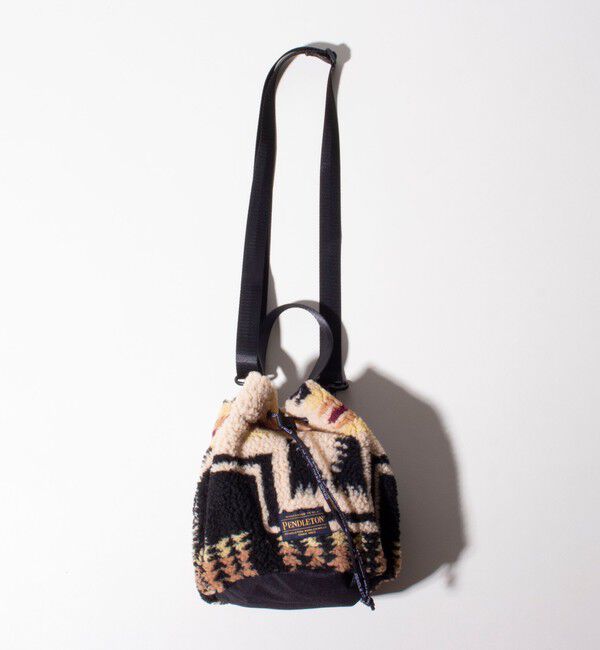 GLOSTER「【PENDLETON/ペンドルトン】別注HARDING ボアミニショルダー 巾着ショルダー 2WAY」|ショルダー・メッセンジャー|
