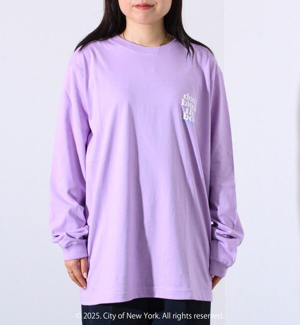 GLOSTER「【GOOD ROCK SPEED】NYC 発砲プリント ロングスリーブTシャツ ロンT」|Tシャツ・カットソー|