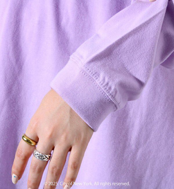 GLOSTER「【GOOD ROCK SPEED】NYC 発砲プリント ロングスリーブTシャツ ロンT」|Tシャツ・カットソー|