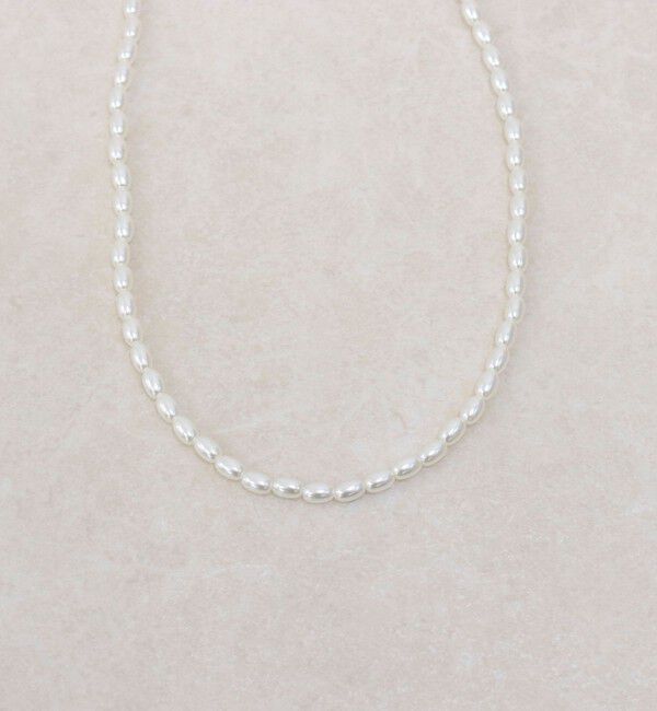 fredy emue「ライスパールフックロングネックレス」|ネックレス|