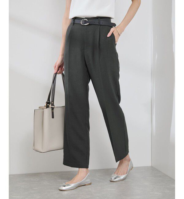 Rope&rsquo;Picnic「【吸水速乾・防シワ】エフォートレスリラックススティックパンツ/通勤・セットアップ対応」|チノ|