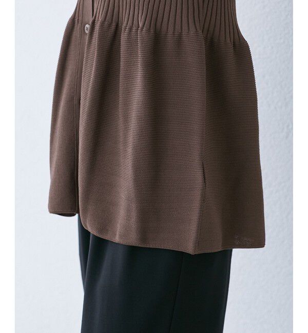 Rope&rsquo;Picnic「5分袖ペプラムカーディガン」|カーディガン|