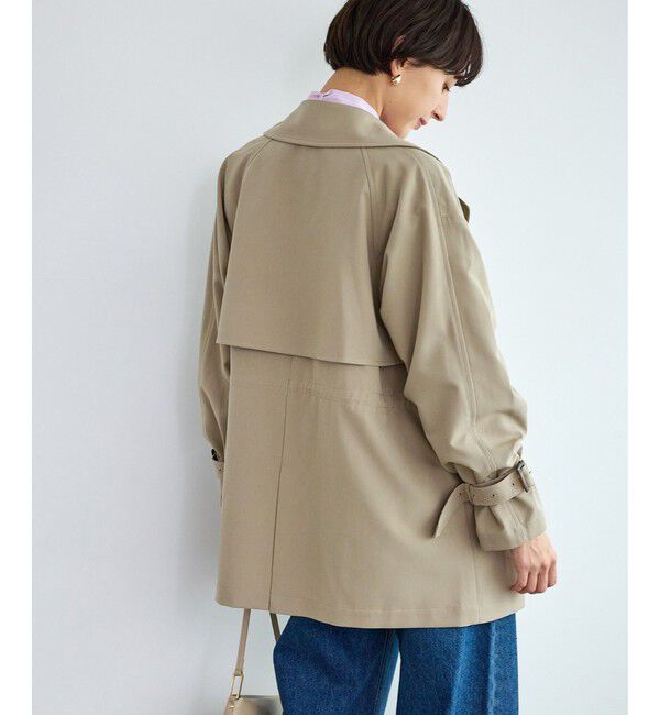 Rope&rsquo;Picnic「ミドル丈トレンチコート/花粉ガード・撥水」|トレンチコート|