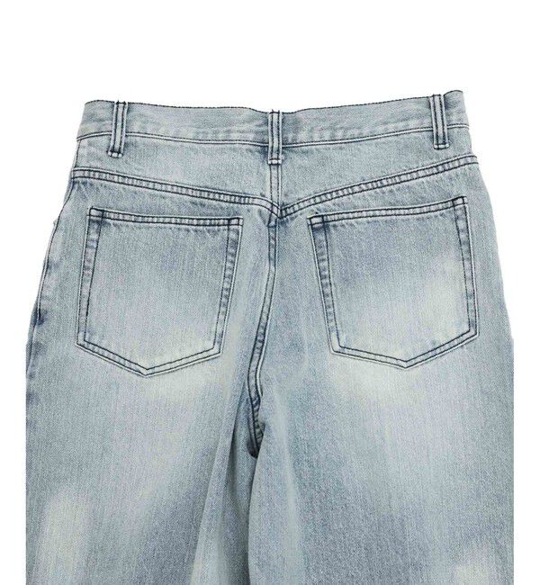 ADAM ET ROPE'「【WEB限定】ワイドストレートデニムパンツ」|デニム|