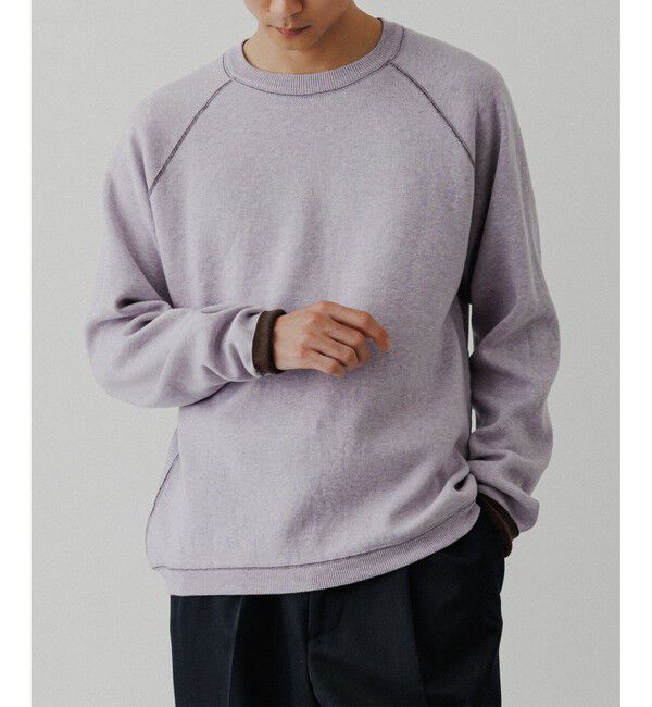 ADAM ET ROPE'「《リバーシブル》カシミヤブレンド ニットプルオーバー」|ニット・セーター|