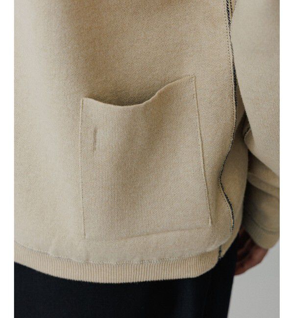 ADAM ET ROPE'「《リバーシブル》カシミヤブレンド ニットプルオーバー」|ニット・セーター|