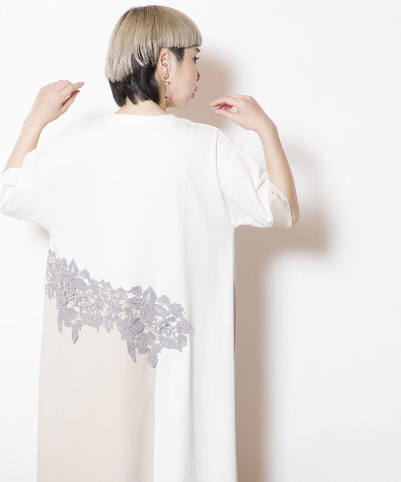  「レースモチーフワンピース」|ワンピース|