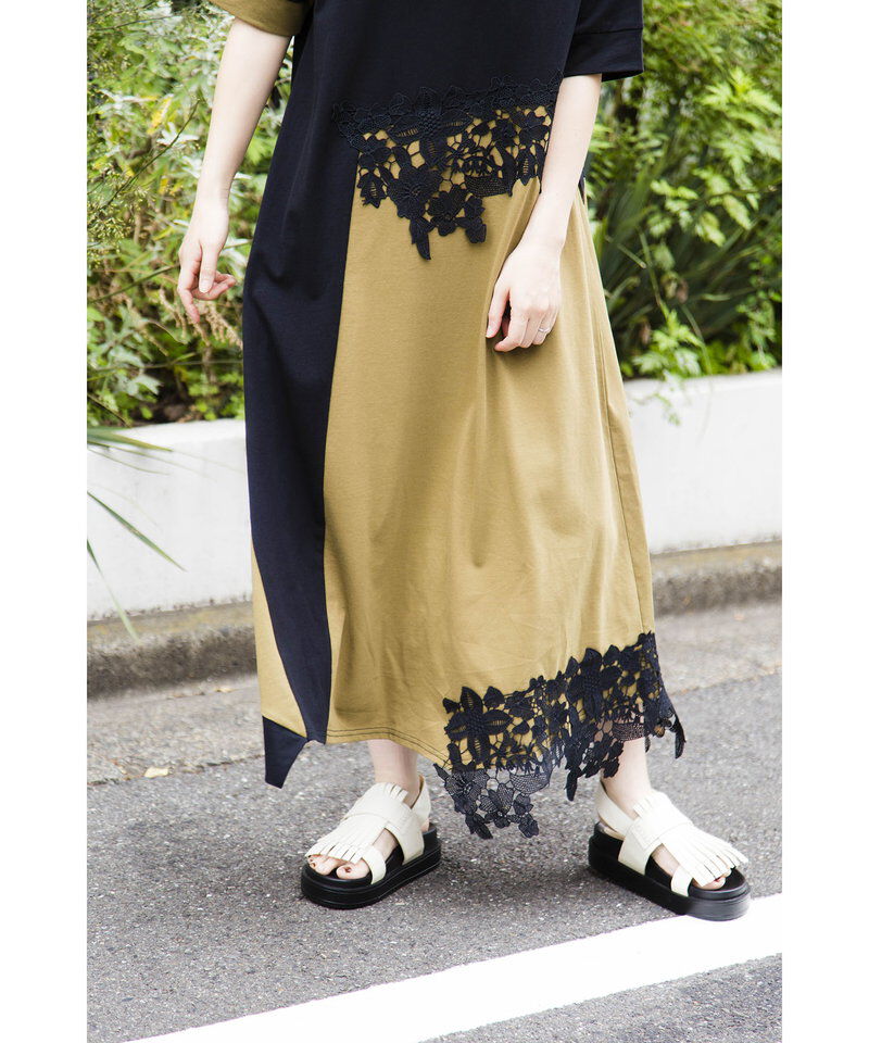  「レースモチーフワンピース」|ワンピース|