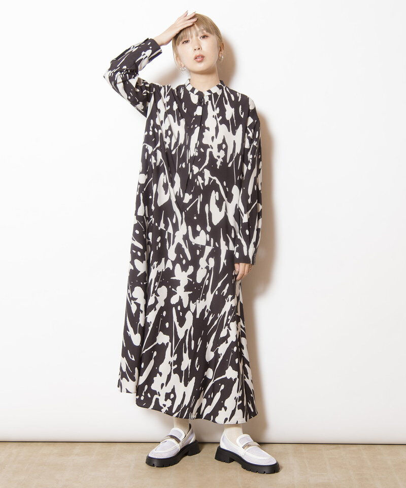  「プリントマーメイドワンピース」|ワンピース|