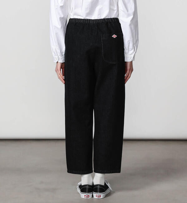 DANTON「DANTON | ブラックデニム イージーパンツ WOMEN」|デニム|