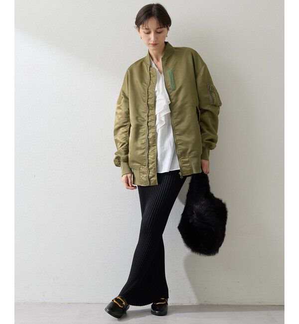  「《12/27 予約スタート》【インフルエンサーコラボ】ナイロンMA-1」|その他|