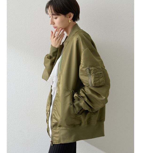  「《12/27 予約スタート》【インフルエンサーコラボ】ナイロンMA-1」|その他|