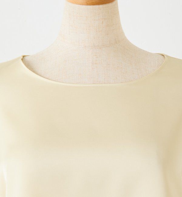  「【CEPIE./セピエ】サテンクロップドブラウス」|シャツ・ブラウス|