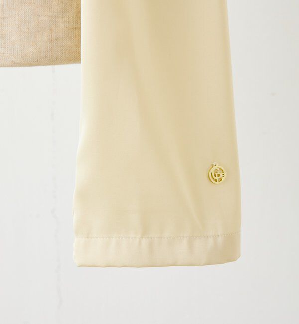  「【CEPIE./セピエ】サテンクロップドブラウス」|シャツ・ブラウス|