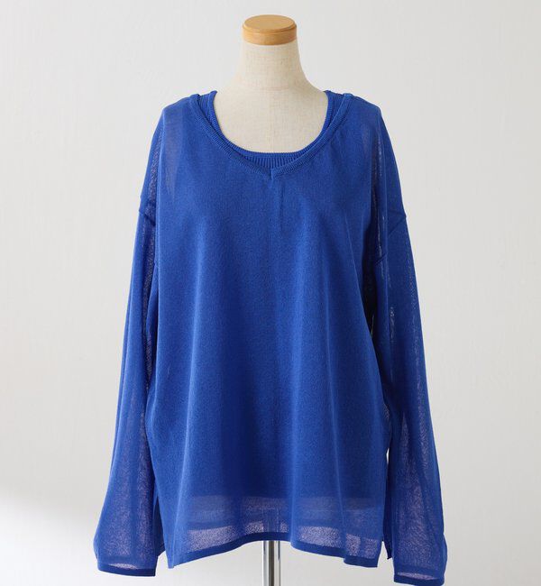  「レイヤードVネックニット」|ニット・セーター|