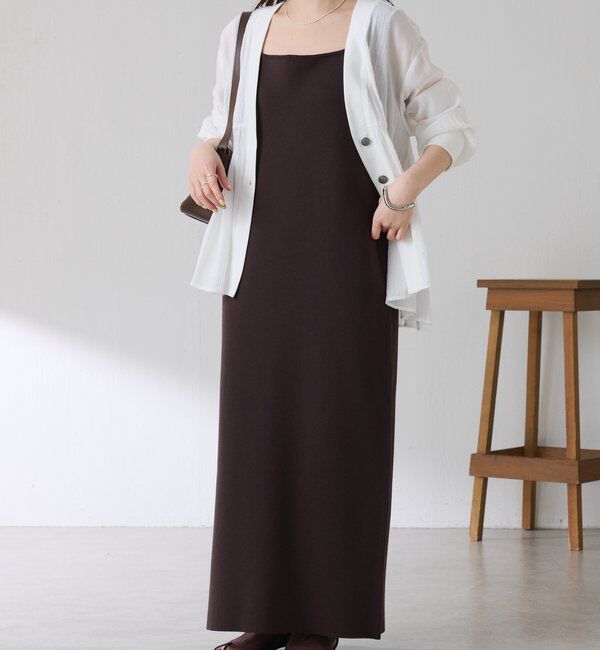 「ミラノリブニットワンピース」|ワンピース|