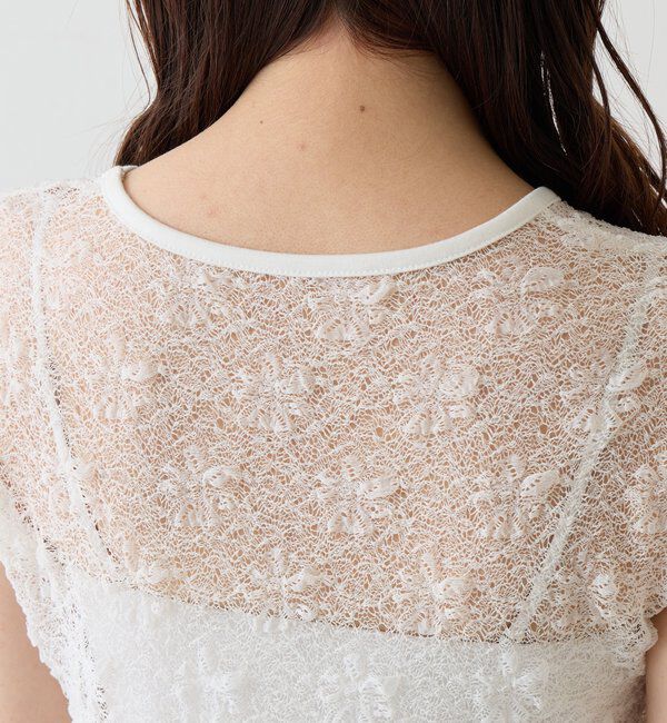  「レースフレンチカットソー」|Tシャツ・カットソー|