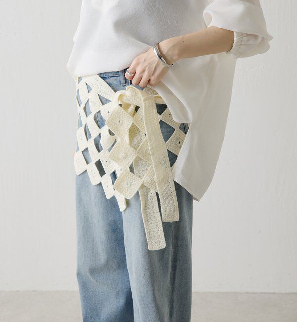  「【PAPILLONNER/パピヨネ】クロシェラップスカーフ」|その他|