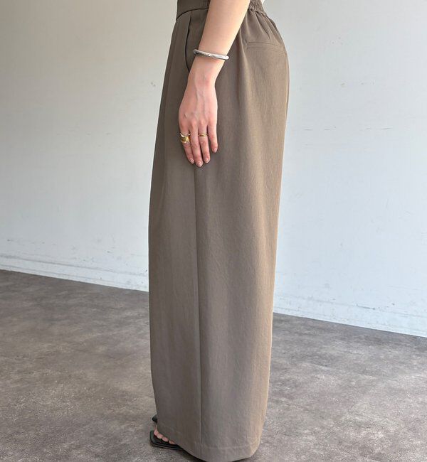  「透けないタックパンツ」|チノ|