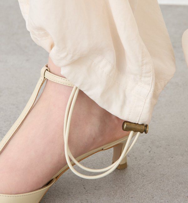  「【セットアップ可/こなれ感抜群】ガーメントダイ2wayワイドパンツ」|チノ|