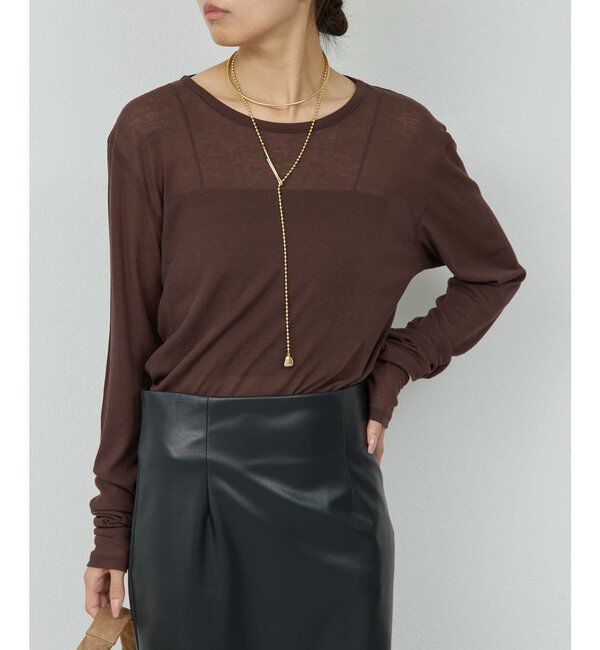 La nature linge「【La nature linge】NEWロングスリーブTシャツ」|Tシャツ・カットソー|