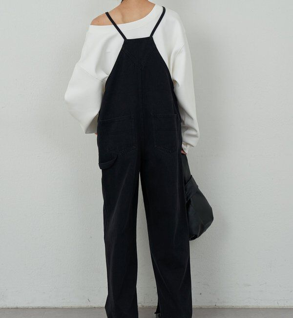  「【サイズ展開あり/長さ調整可能】デニムサロペット」|チノ|